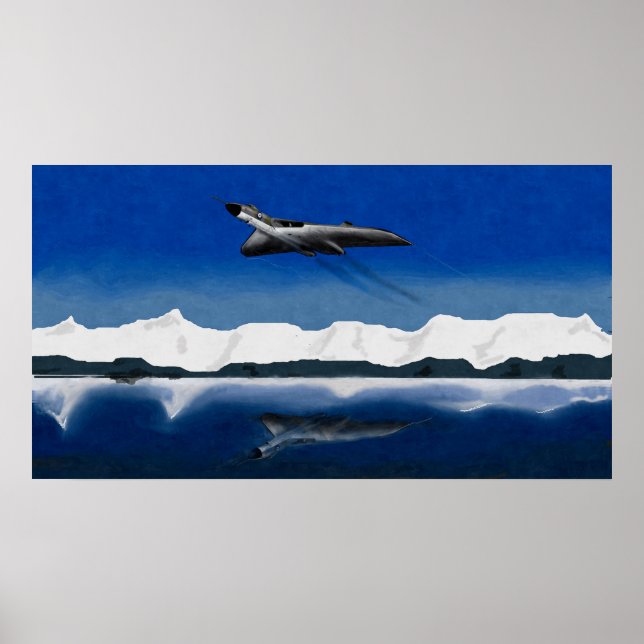 Poster Vulcano congelado (Frente)