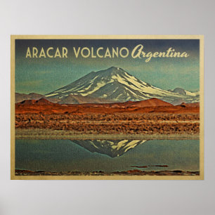 Poster Vulcão Argentina de Aracar