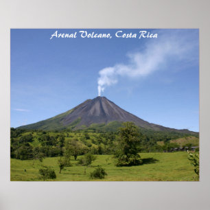 Poster Vulcão Costa Rica de Arenal