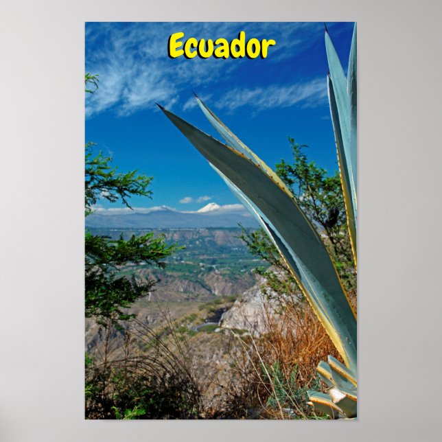 Poster vulcão Cotopaxi, Equador (Frente)