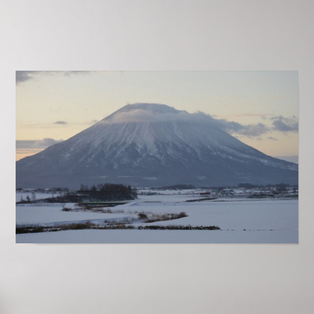 Poster Vulcão Japonês (Frente)
