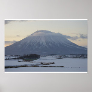 Poster Vulcão Japonês