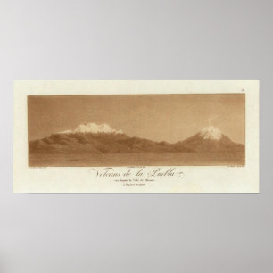 Poster Vulcões de Cidade do México