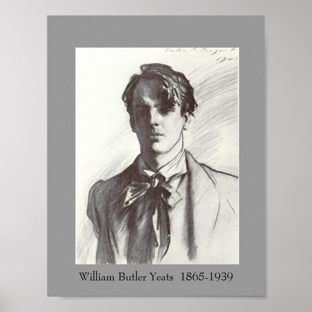 Póster W. B. Yeats (Frente)