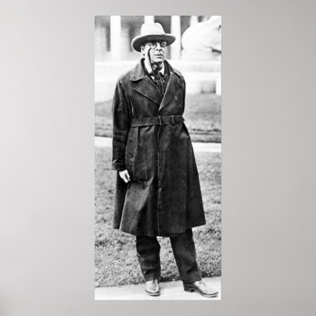 Póster W.B. Yeats, 1923 (Frente)