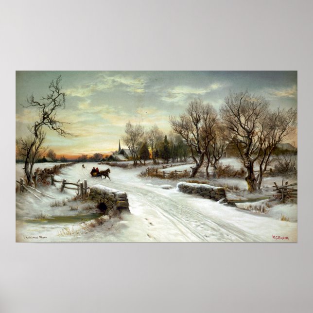 POSTER W.C. BAUER-CHRISTMAS MORN-IMPRESSÃO (Frente)