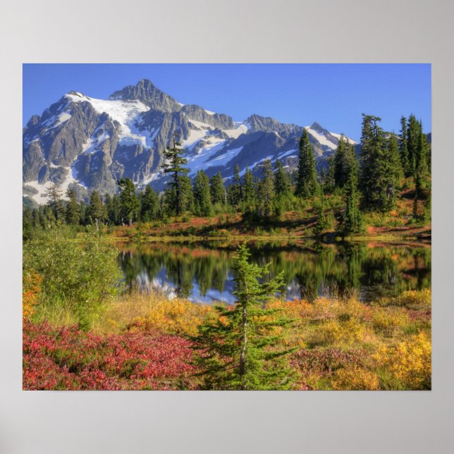 Póster WA, Área de Recreação Heather Meadows, Mt. 2 (Frente)