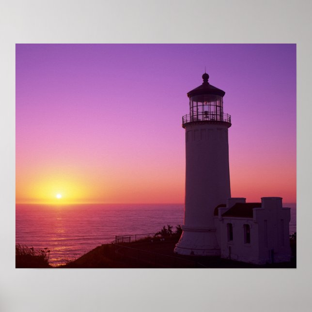 Póster WA, Parque Estadual Cape Disappointment, North Hea (Frente)