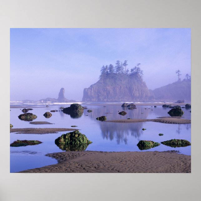 Póster WA, Parque Nacional Olímpico, Segunda Praia, (Frente)