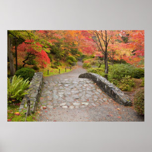 Poster WA, Seattle, Arboreto do Parque de Washington,