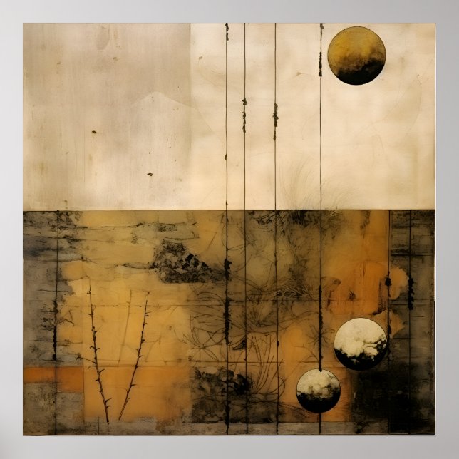 Poster Wabi Sabi - Arte de Estilo Japonês (Frente)