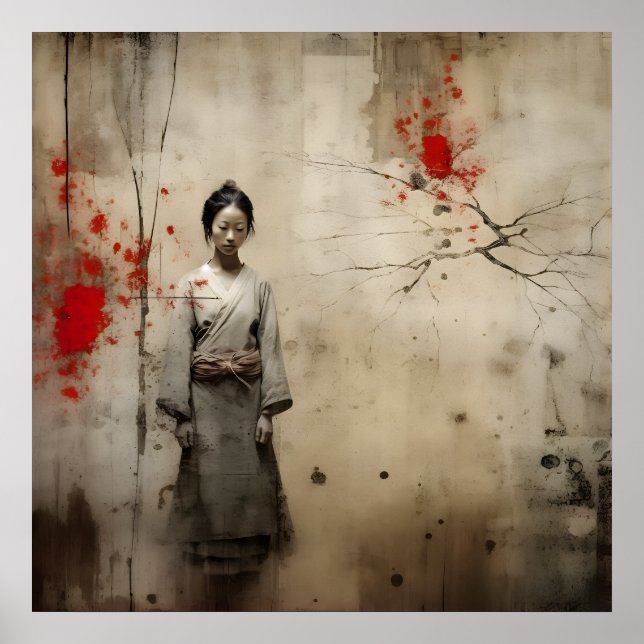 Poster Wabi Sabi - Arte de Estilo Japonês (Frente)