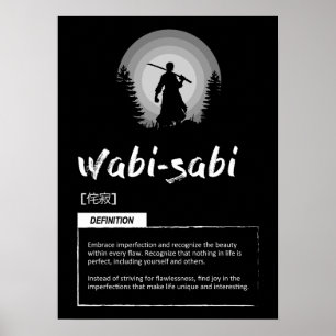 Poster Wabi-Sabi - Conceito Japonês Para O Sucesso
