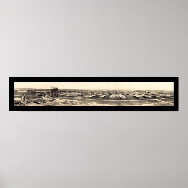 Poster Waco Camp MacArthur Foto 1918 (Frente)