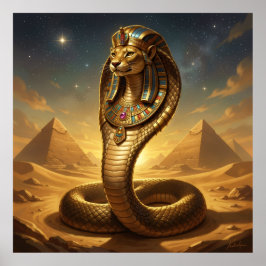 Poster Wadjet – Egyptian Cobra Goddess