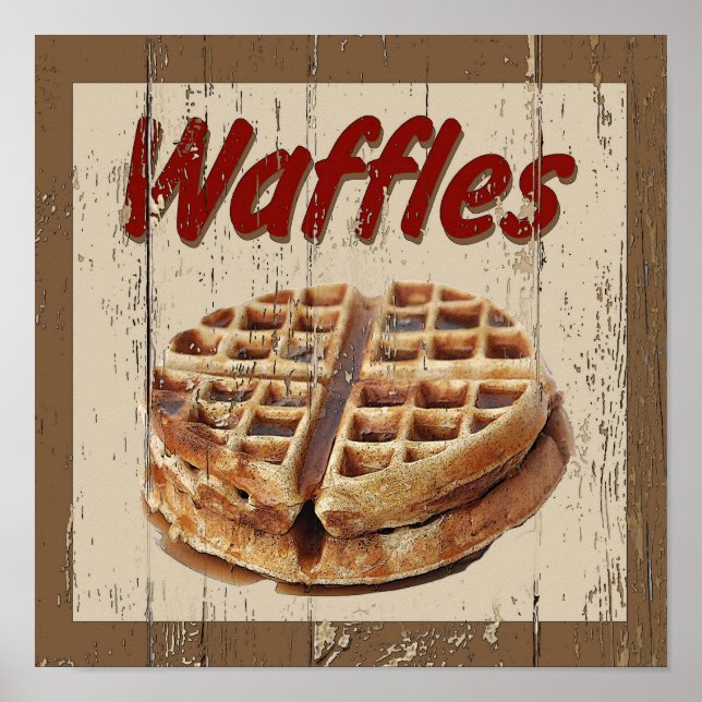Póster Waffles (Frente)