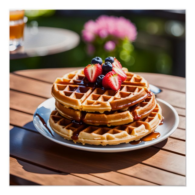 Póster Waffles (Frente)