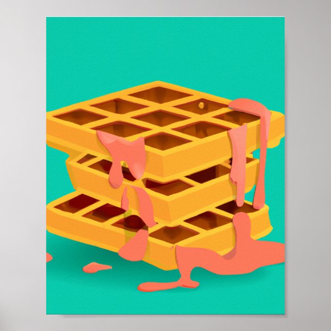Poster waffles > panquecas (Frente)