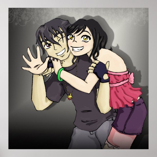 Poster Wakaba e Arai (Frente)