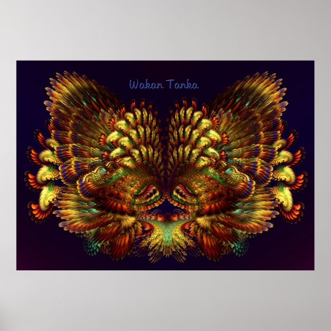 Póster Wakan Tanka - Espírito Excelente (Frente)