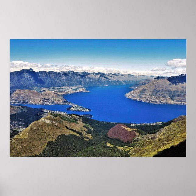Poster Wakatipu de Ben Lomond (Frente)