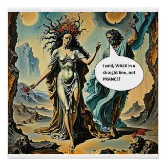 Póster Walk not Prance