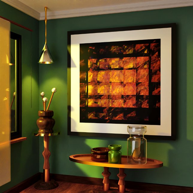 Póster Wall Abstrato Art (The Wall Abstract Art Poster)