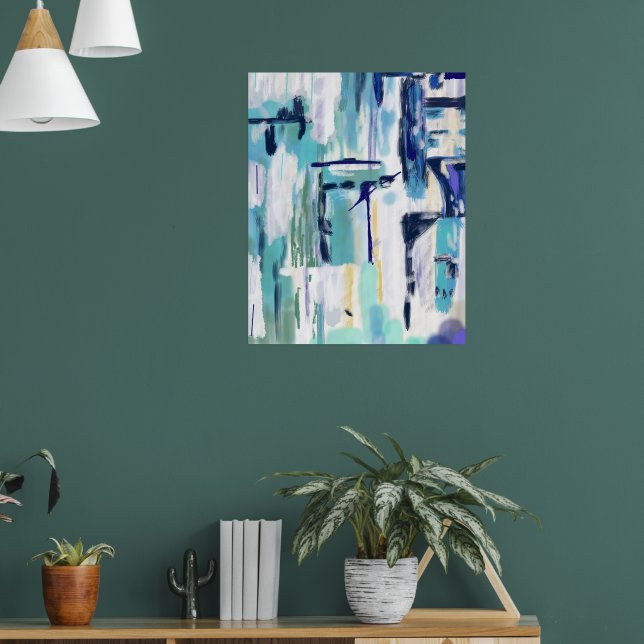 Poster Wall Abstrato Art (Sala de Estar 1)