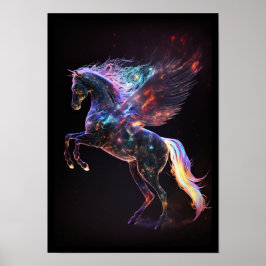 Poster Wall Art "Cosmic Pegasus"