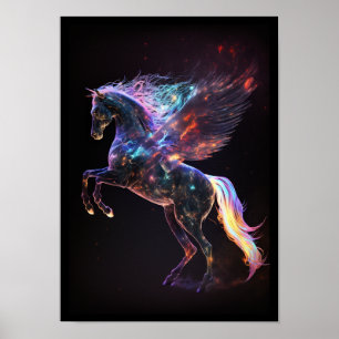 Poster Wall Art "Cosmic Pegasus"