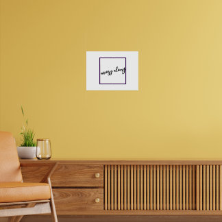 Poster wall art design