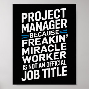 Poster Wall Art do Funny Property Manager