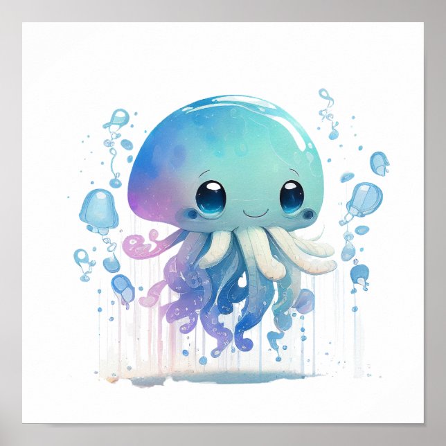 Poster Wall Art Jellyfish (Frente)