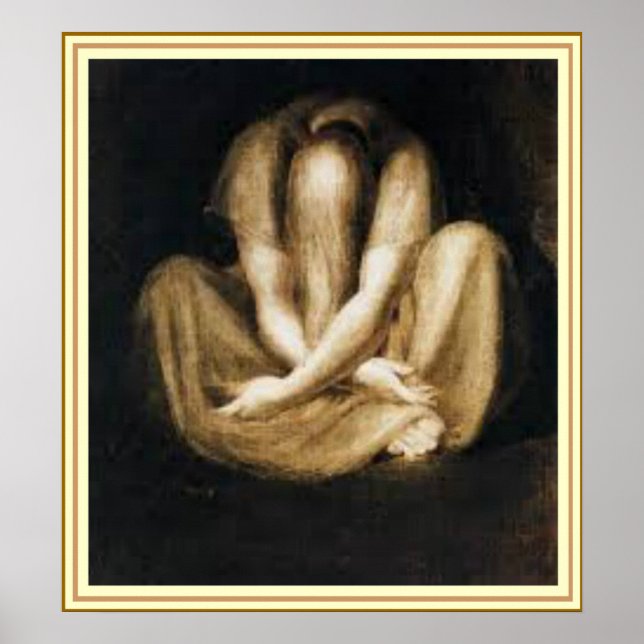 Póster Wall Art - "Silence" de Henry Fuseli (Frente)