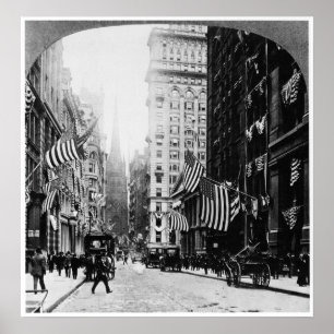 Póster Wall Street 1900