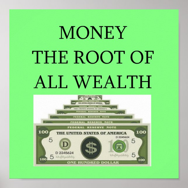 Poster wall street stock, investidor de mercado (Frente)