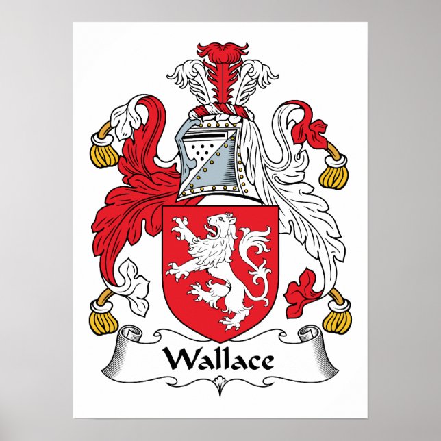 Póster Wallace Family Crest (Frente)