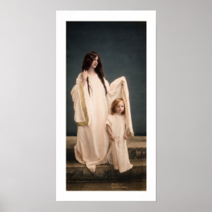 Poster Wallace Nutting cartaz MÃE GUARDIÃ