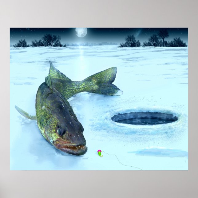 Póster Walleye Ice (Frente)