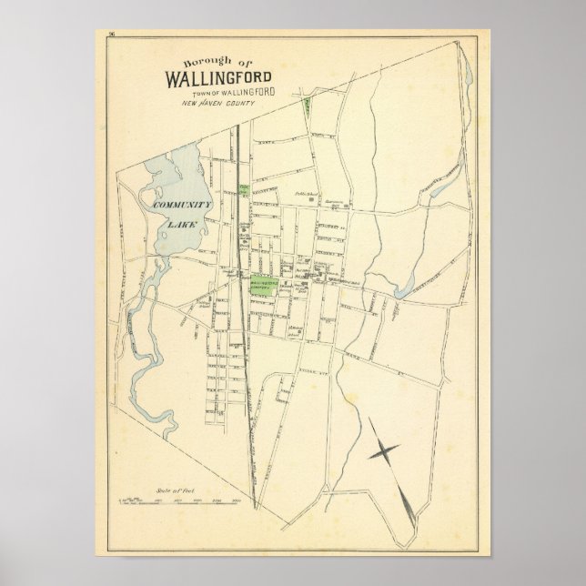 Póster Wallingford (Frente)