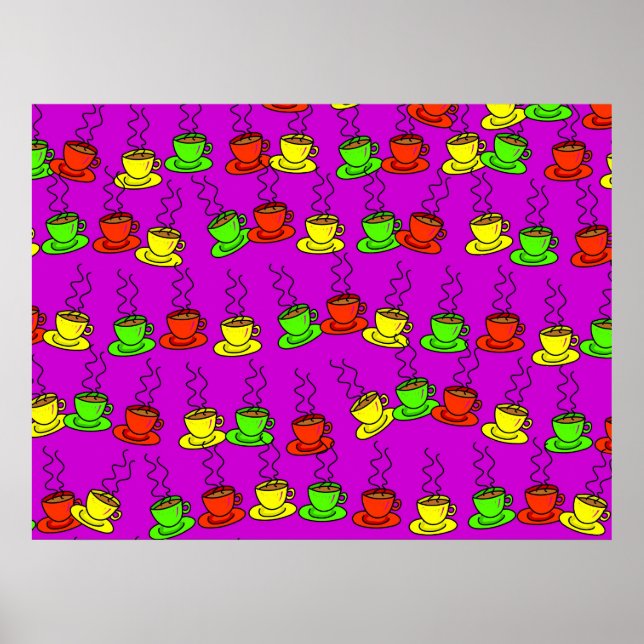 Póster Wallpaper Café (Frente)