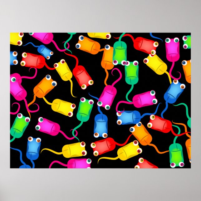 Póster Wallpaper do mouse do computador (Frente)