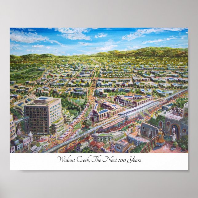 Poster Walnut Creek, nos próximos 100 anos (Frente)