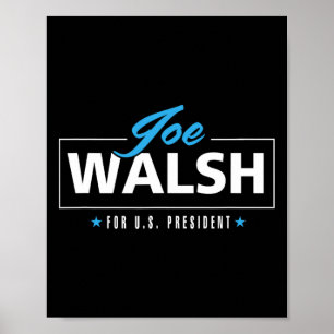 Poster Walsh 2020 Pelo Presidente Derefeat Trump