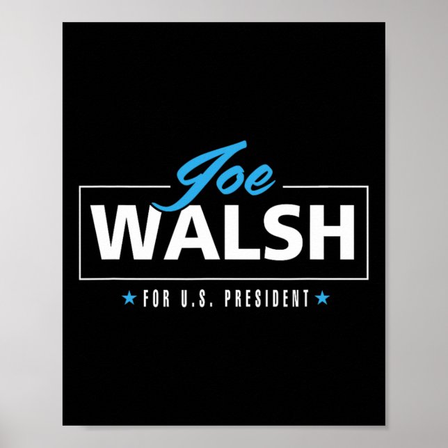 Poster Walsh 2020 Pelo Presidente Derefeat Trump (Frente)