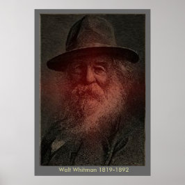 Póster Walt Whitman - Retrato