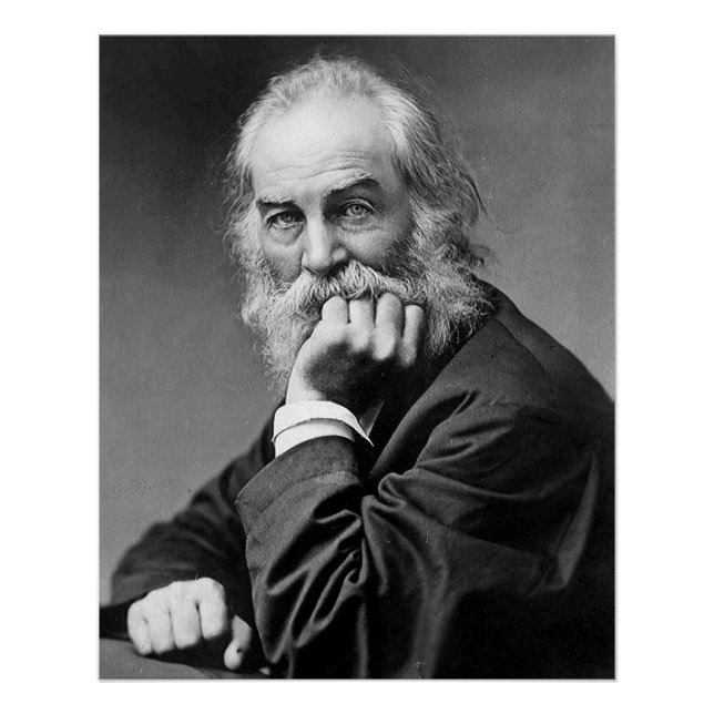 Póster Walt Whitman Retrato Essencial, 50 Anos Perfeito (Frente)