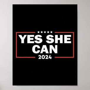 Poster Waltz Sim Ela Pode Votar Kamala Harris Nas Eleiçõe