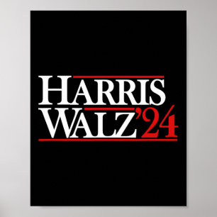 Poster Walz 24 Presidente Kamala 2024