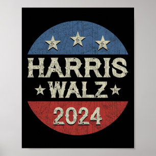 Poster WAlzheimer 2024 Eleição Kamala Harris Tim W 2024